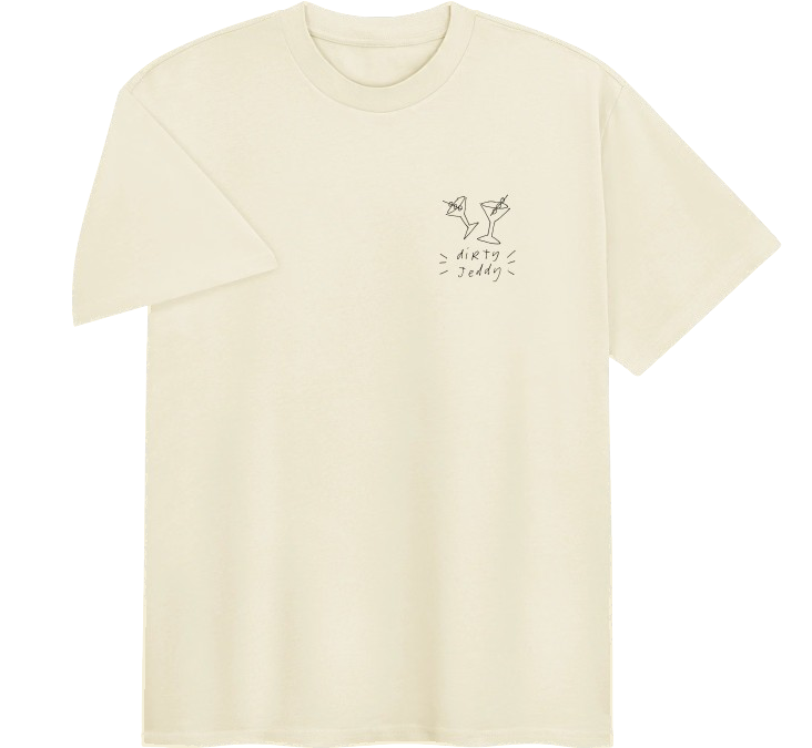 Dirty Jeddy heavy tee in butter